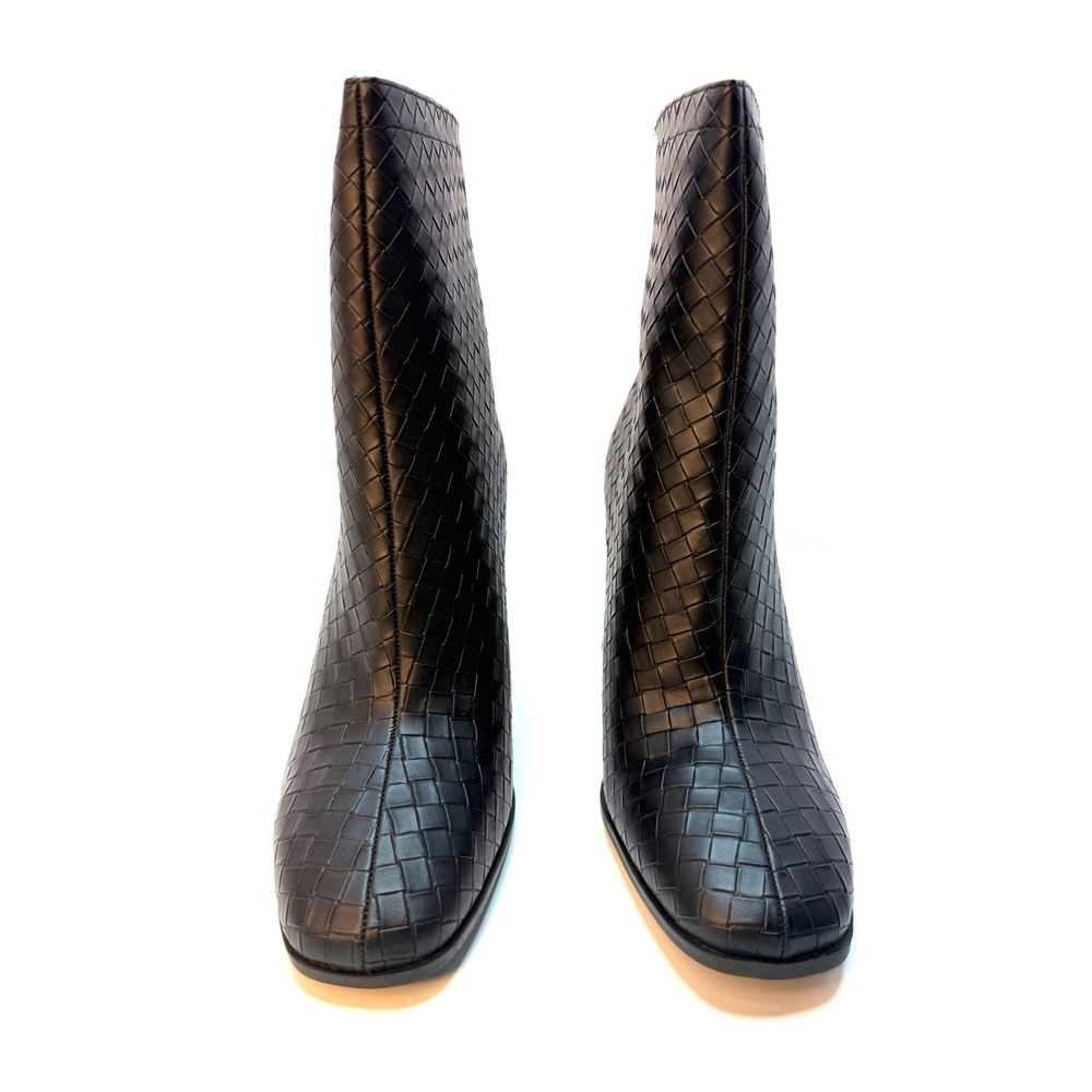 Journee Collection Women's Brielle Woven Booties Boots Black Size 9 NWT/BOX - Picture 3 of 8